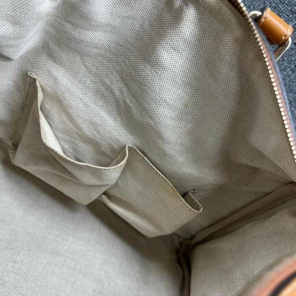 100% Authentic GUCCI Boston GG Cloth Satchel Bag - Picture 14 of 16